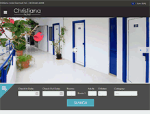 Tablet Screenshot of christianahotel.com